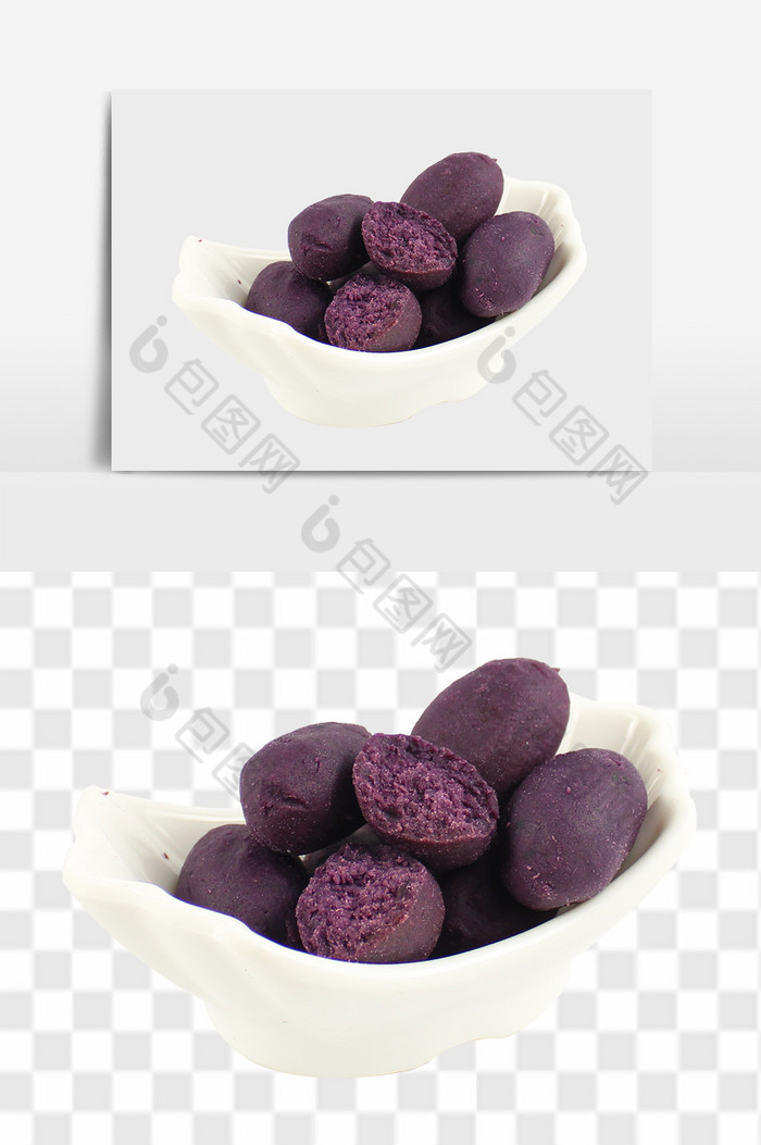 好美味的紫薯仔PSD图片图片