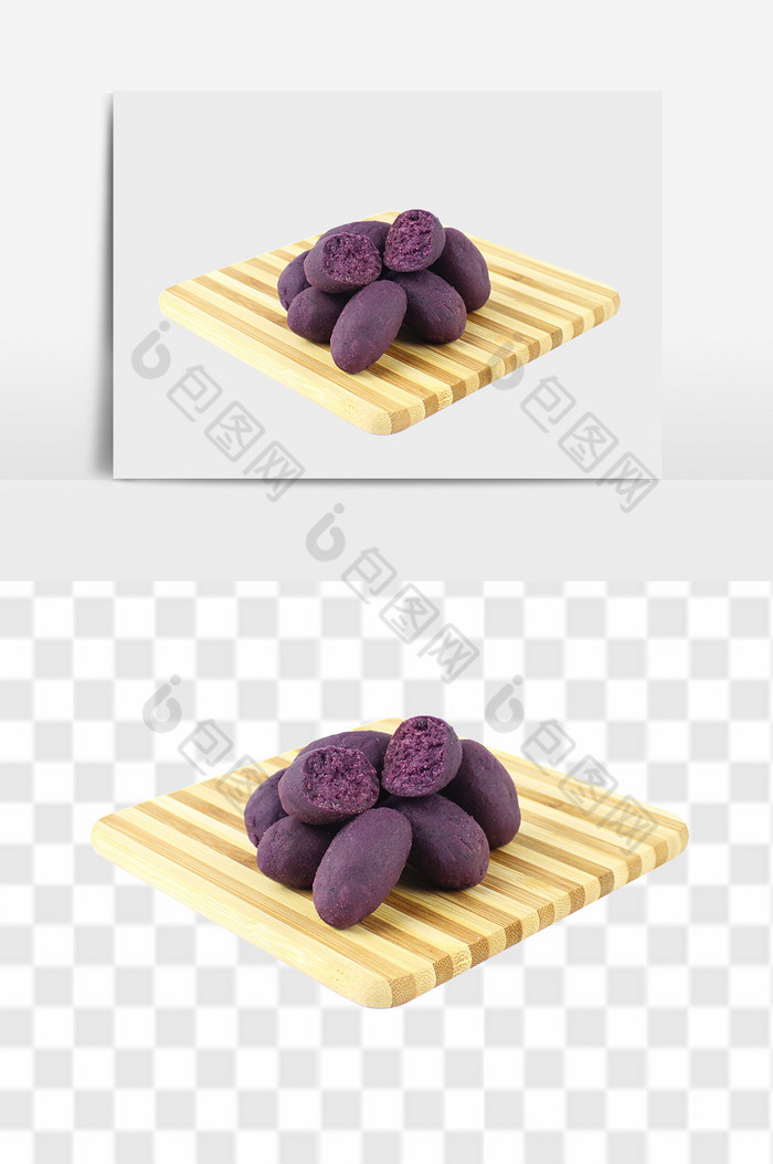 好美味的紫薯仔图片图片