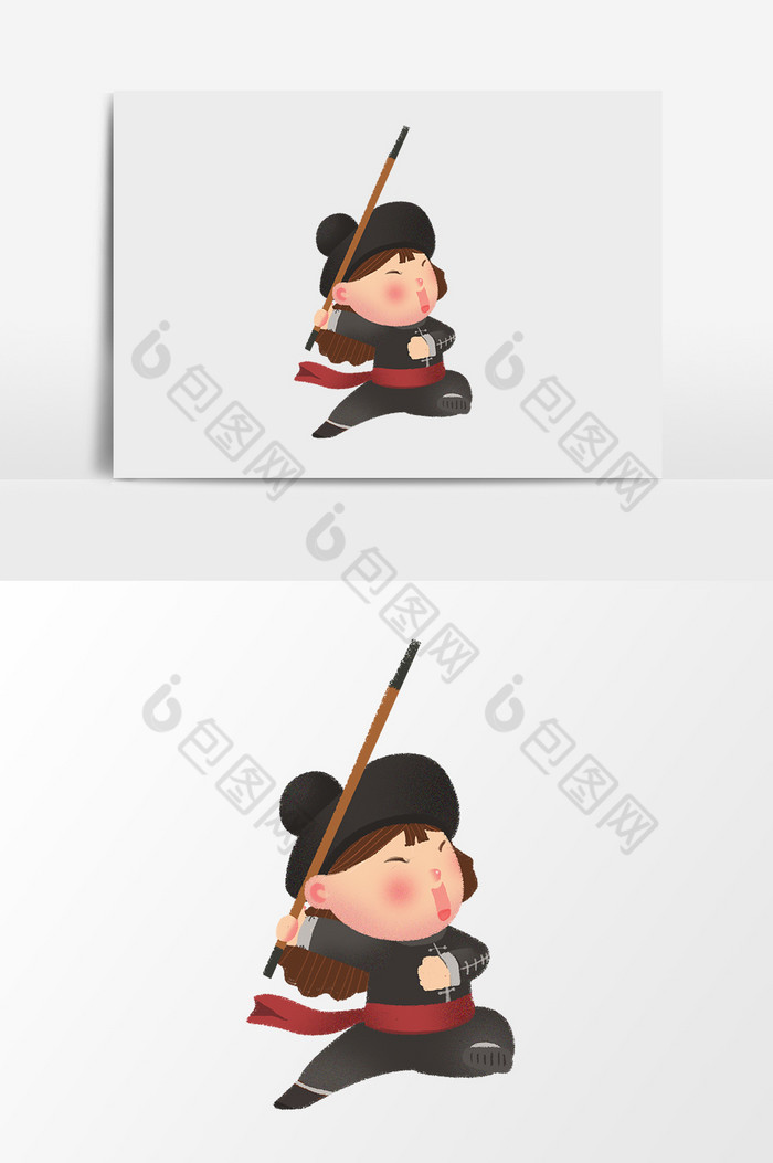 Q版武松图片-包图网