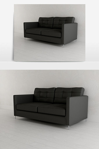 沙发模型酷黑max图片