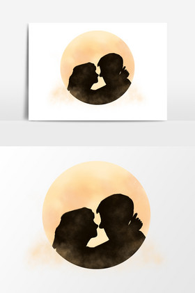 亲吻的情侣图片