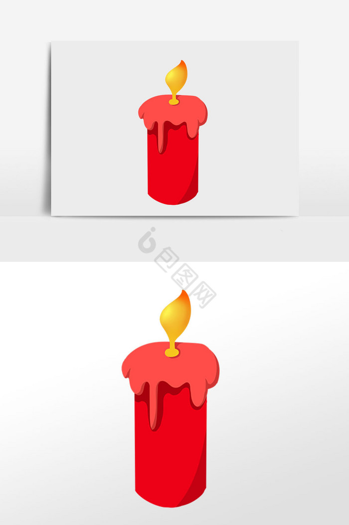 蜡烛插画图片