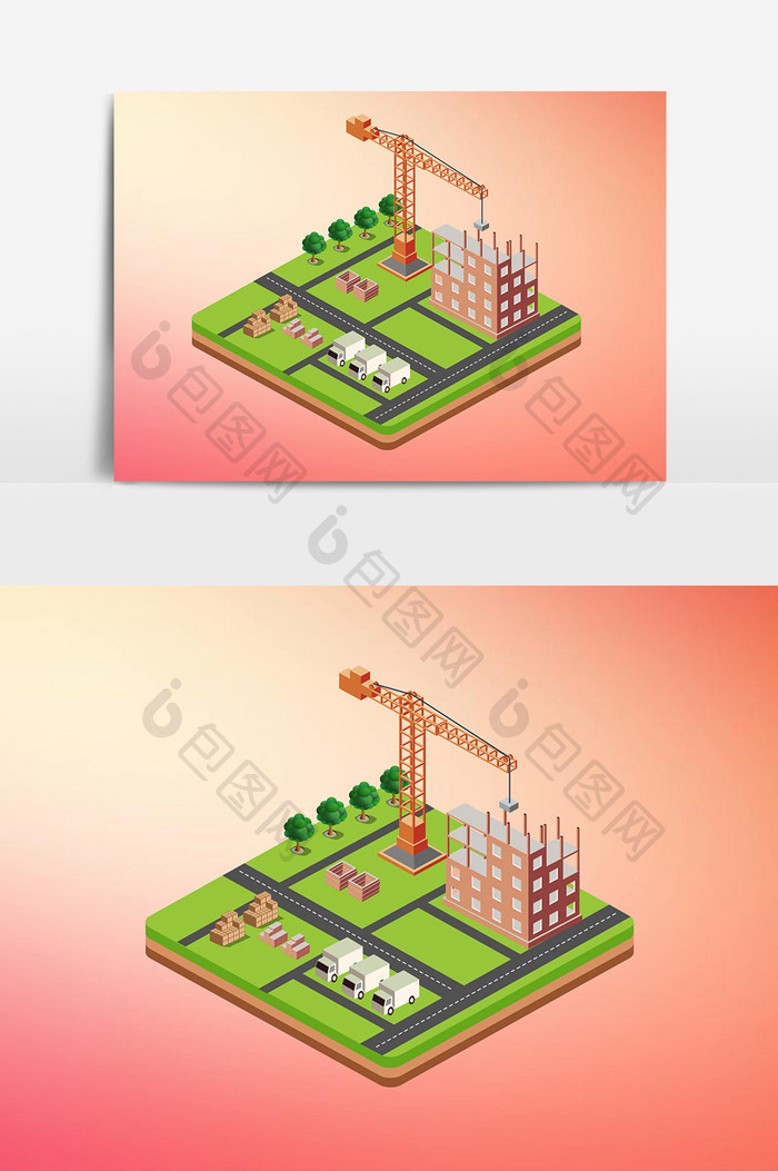 3D建模别墅设计元素