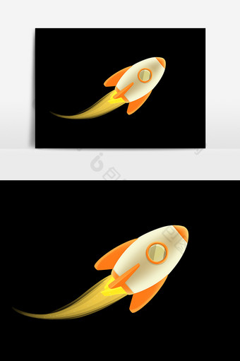 火箭飞行设计元素图片