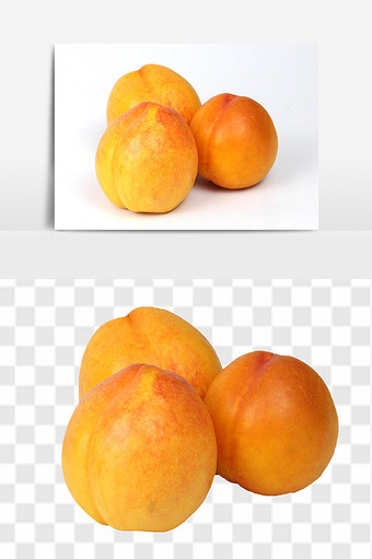 新鲜水果水蜜桃psd元素图片