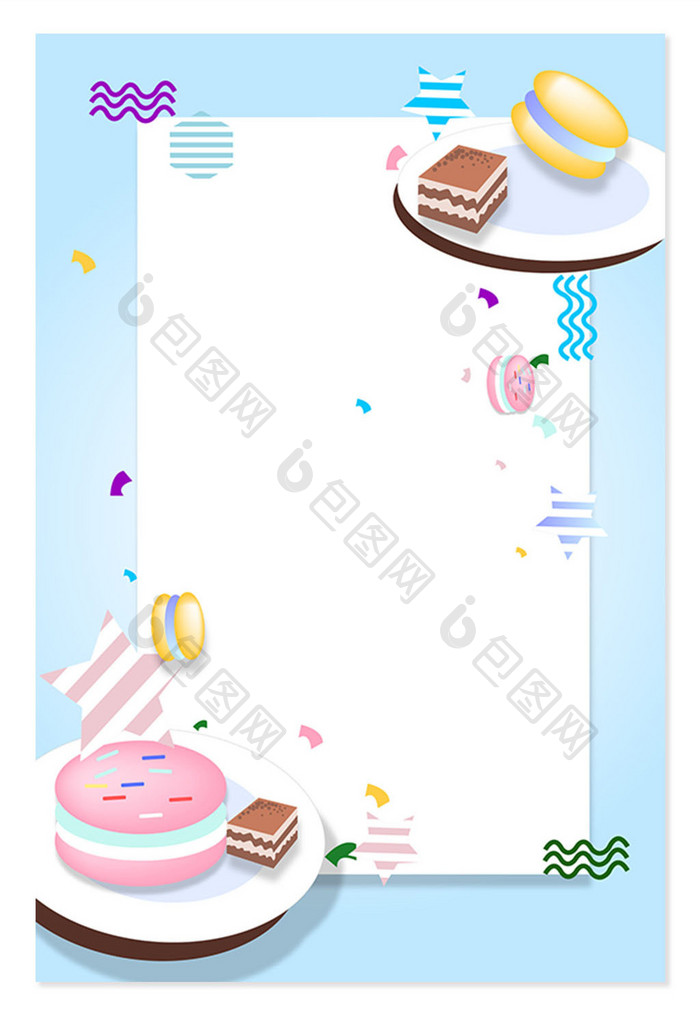 生日蛋糕设计背景图
