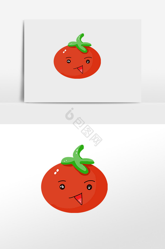 西红柿插画图片
