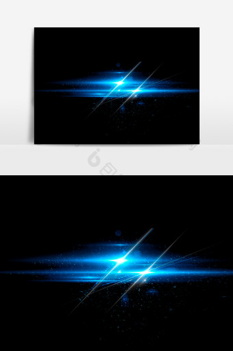蓝光 放射线设计元素图片