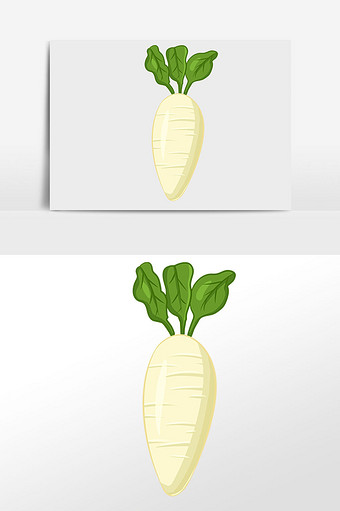 白萝卜图片