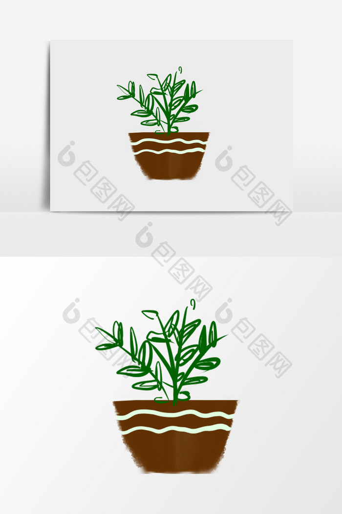 手绘卡通盆栽花盆植物 图片下载 包图网 手绘卡通盆栽花盆植物 图片下载 包图网