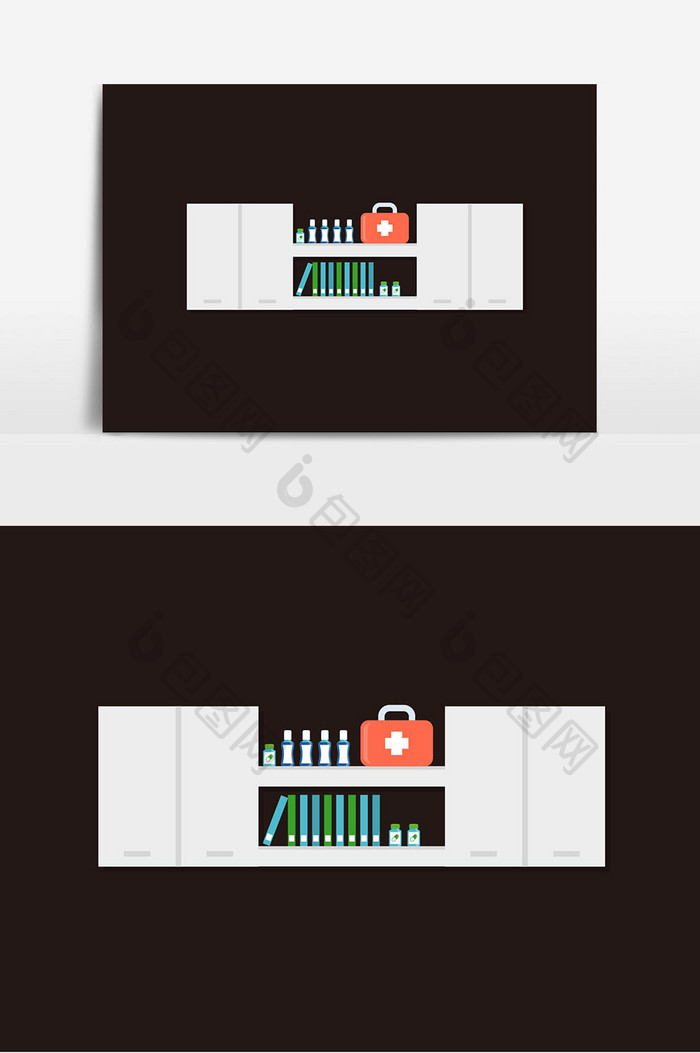 医疗医药箱素材插画