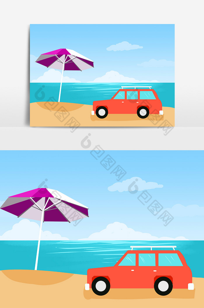 海滩汽车图片图片
