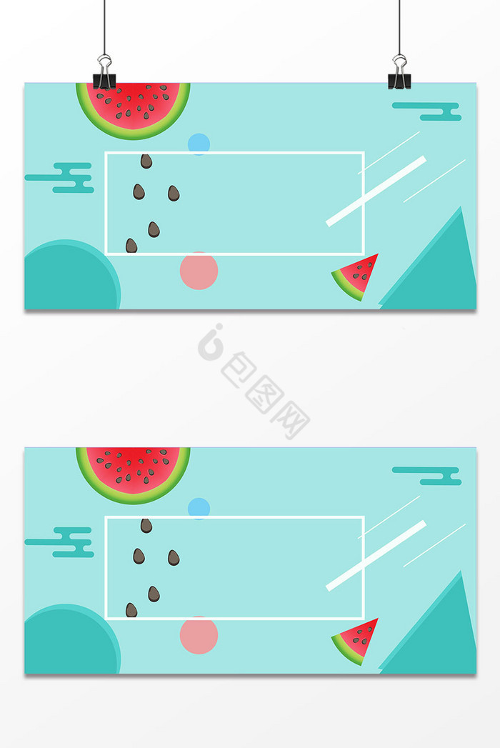 西瓜饮品促销图图片
