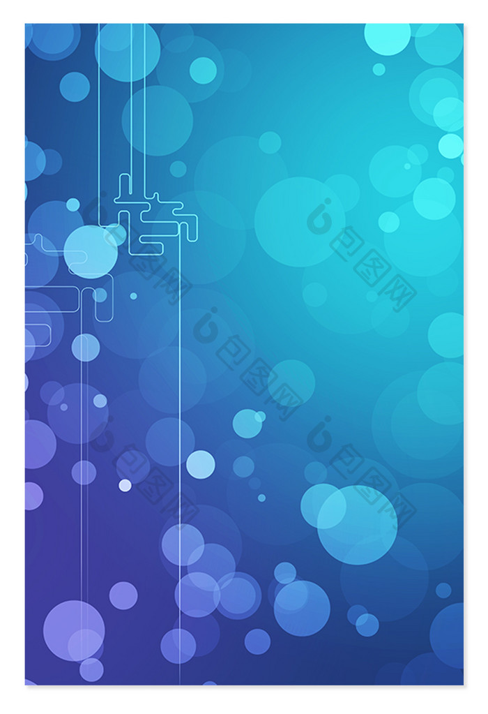 蓝色紫色渐变发光商务科技海报背景