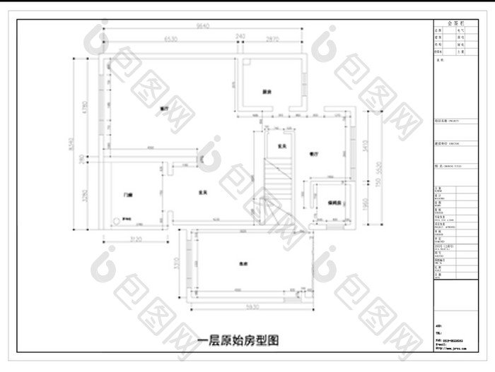 田园别墅CAD图纸