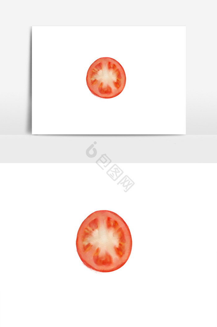 水果切面番茄图片