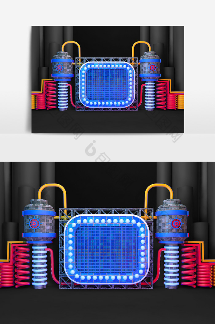 C4D电商机械招牌图片图片