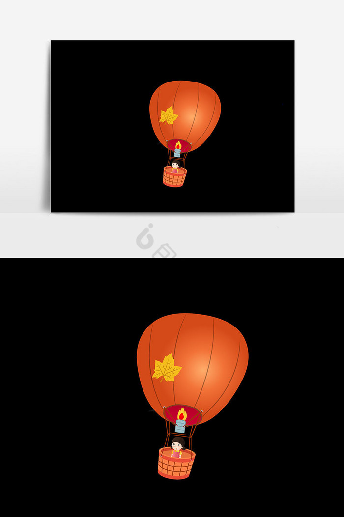 气球七夕等插画图片