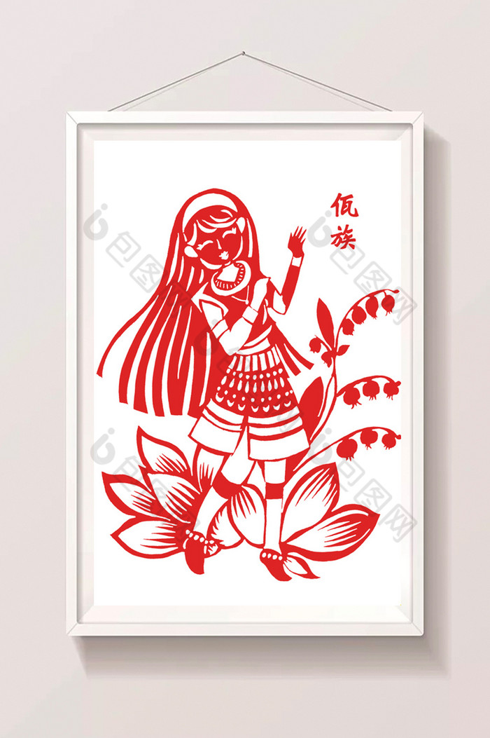 包图网提供精美好看的五十六民族佤族插画素材免费下载,本次作品主题