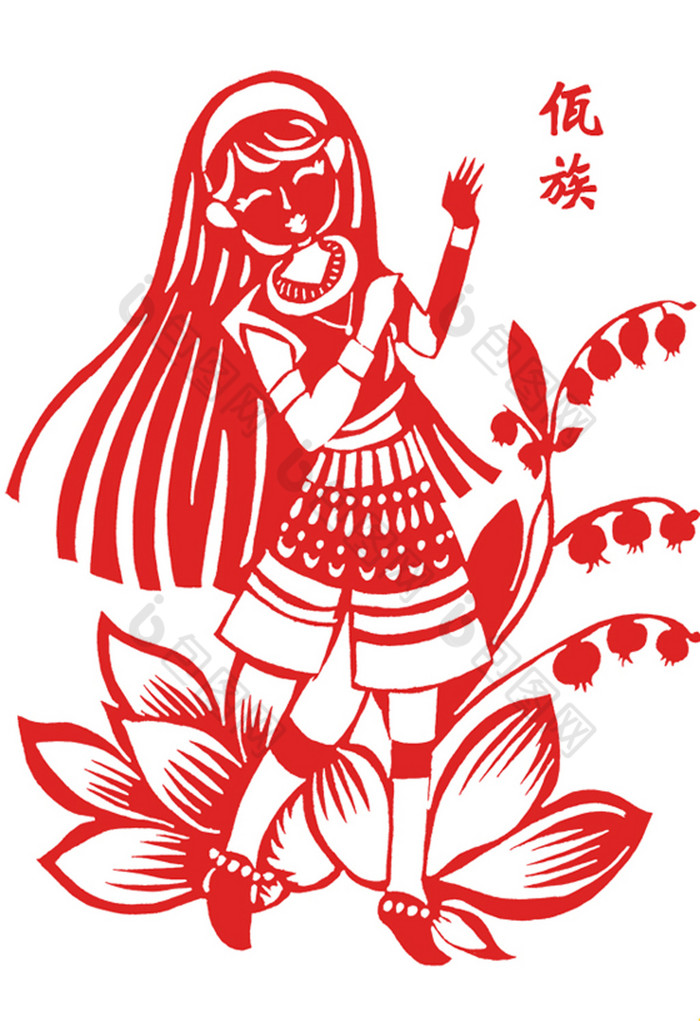 包图网提供精美好看的五十六民族佤族插画素材免费下载,本次作品主题