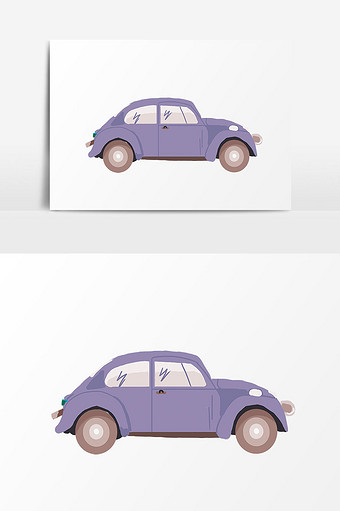 汽车动态插画设计图片