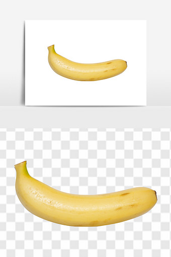 新鲜当季水果甜糯香蕉水果元素图片