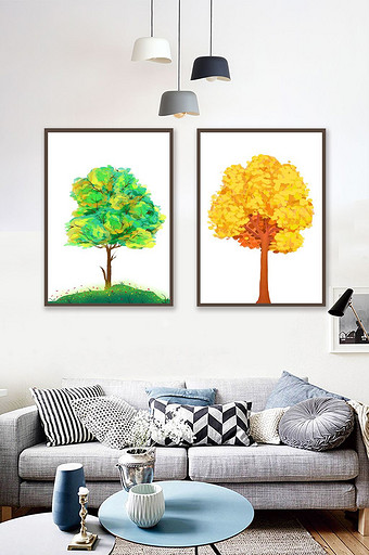 找不到心仪的装饰画背景素材试试颜色筛选功能吧