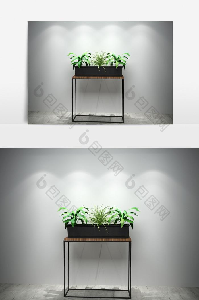 景观植物盆栽3D模型