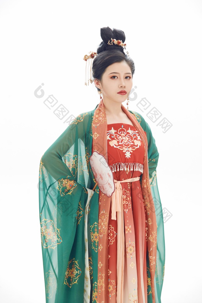 大唐风韵女性古装造型图片-包图网企业站