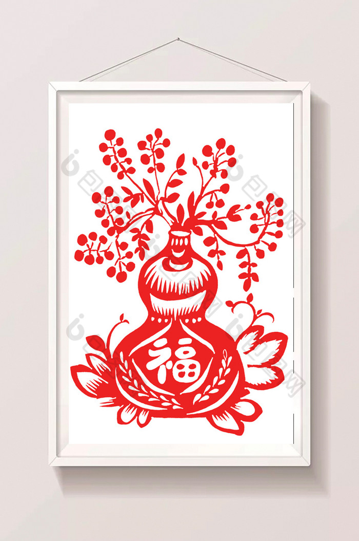 宝葫芦中国风红色图片