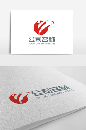 动感大气跆拳道武术logo标志