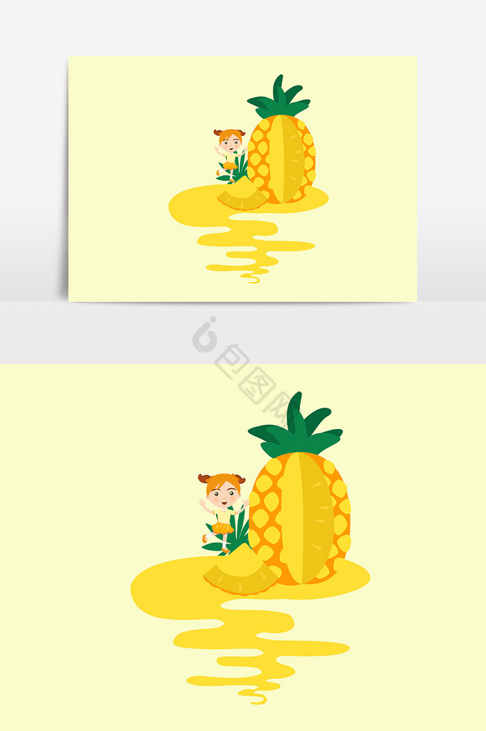 菠萝水果图片