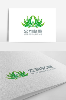 简洁大气绿色环保LOGO标志