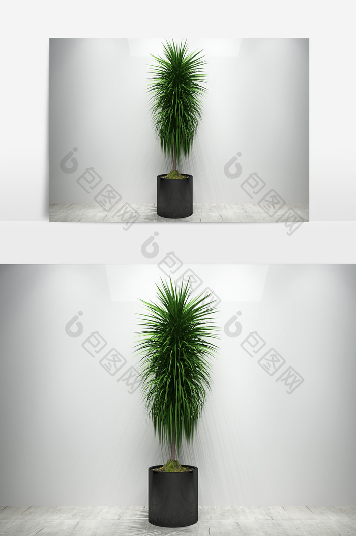 绿化植物景观3D模型