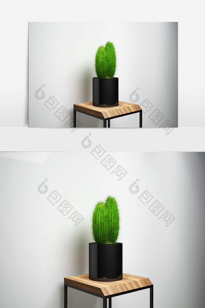 仙人掌绿化植物景观3D模型