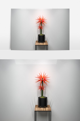 室内绿化植物景观3D模型