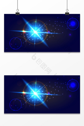 游戏光效蓝色设计背景图图片