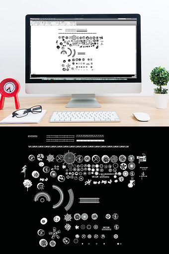 CAD景观绿植图库图片