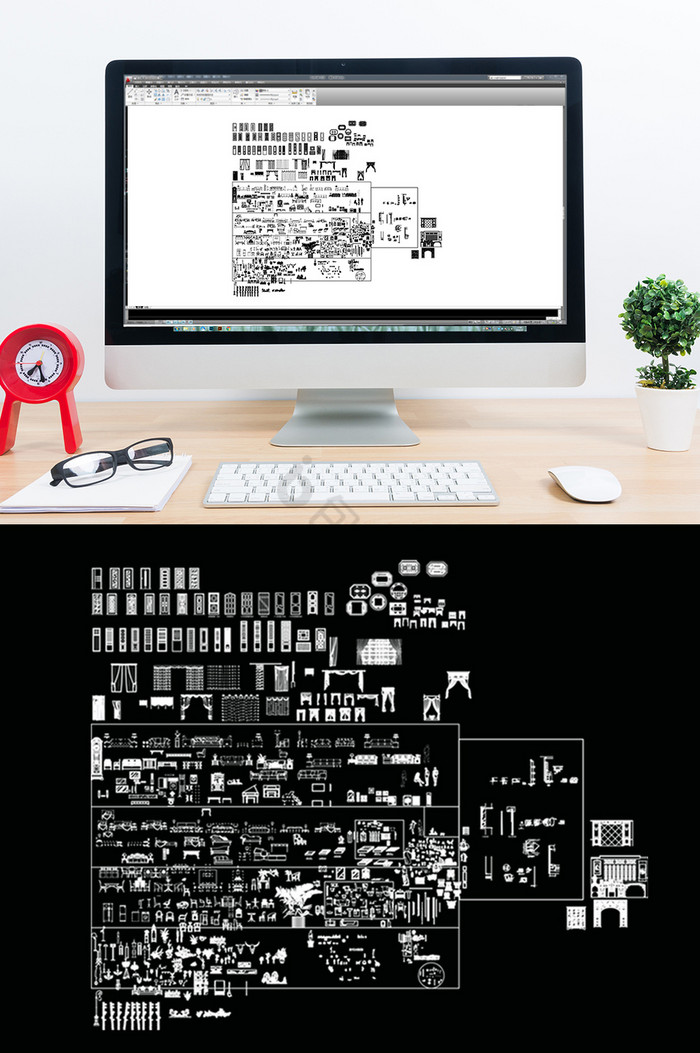 家装常用CAD家具图库图片