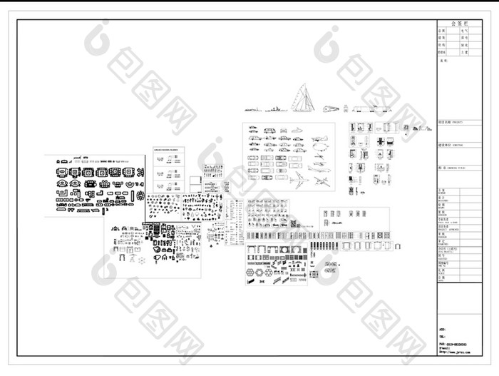 室内装饰CAD常用图库