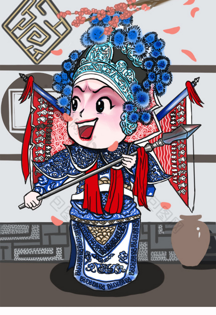 中国文化京剧赵云图片