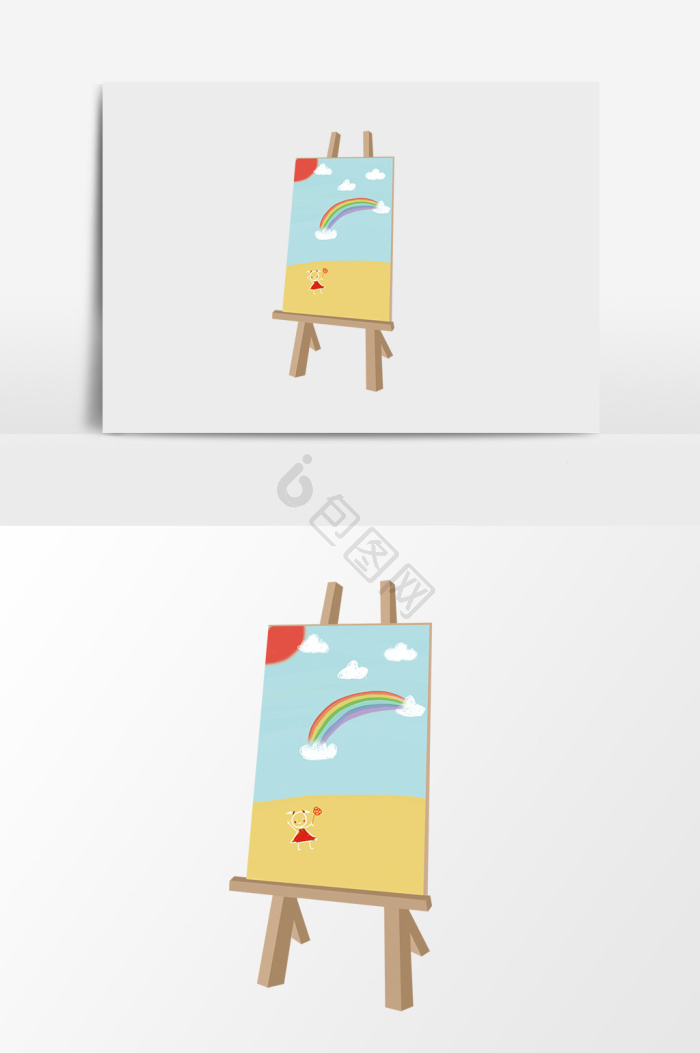 卡通画板图片-卡通画板素材免费下载-包图网