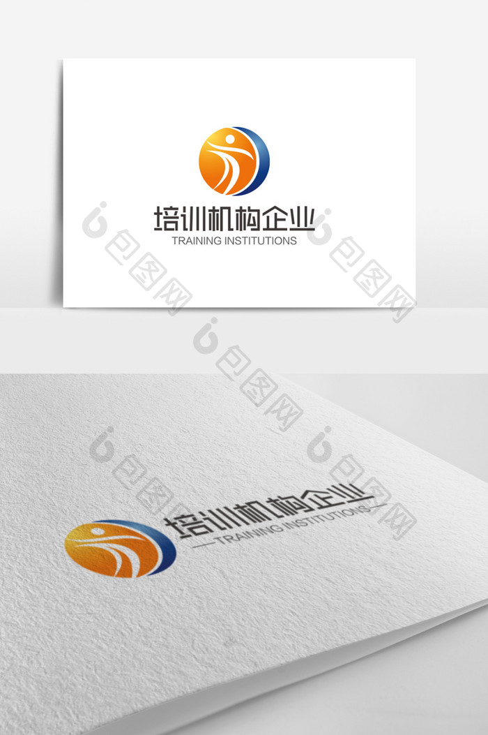 大气时尚培训机构logo标志