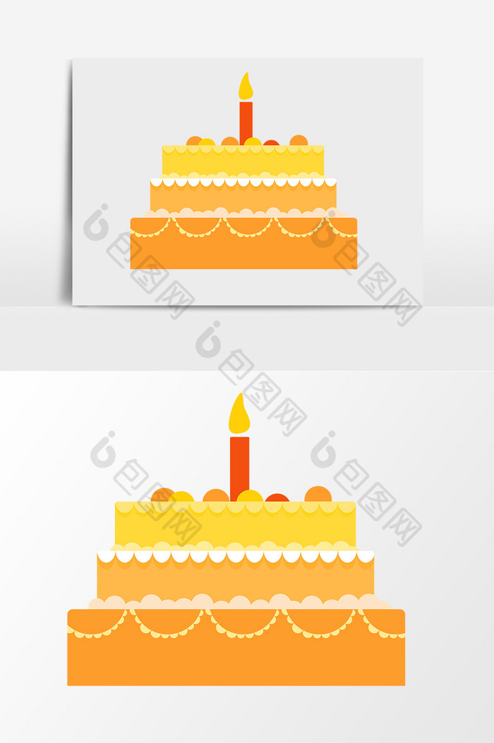 优雅可爱的生日蛋糕