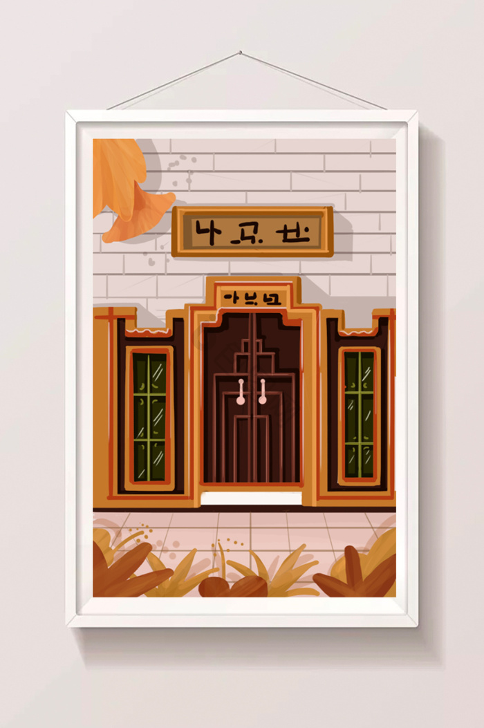 门插画图片下载-包图网
