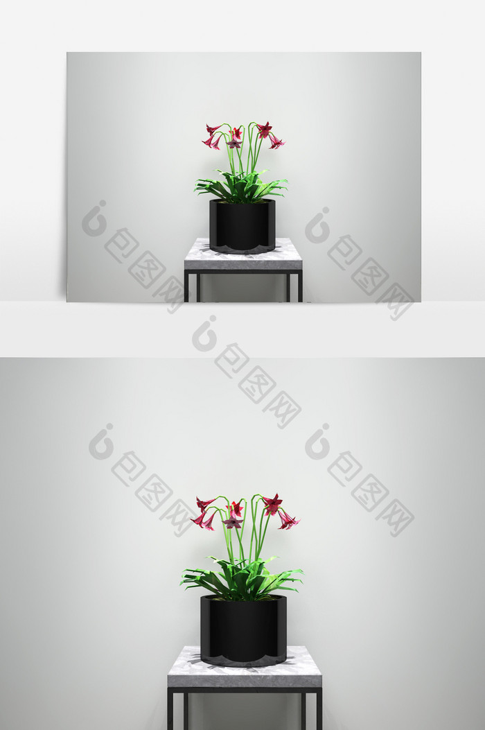 绿化园艺景观植物3D模型