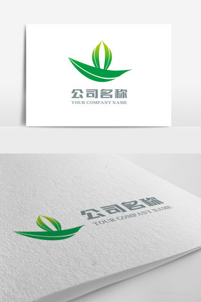 简洁大气绿色LOGO标志