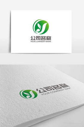 简洁时尚通用y字母logo标志