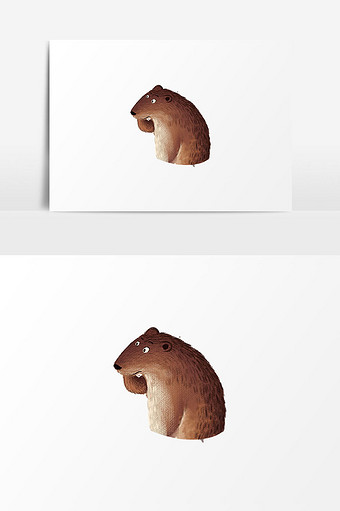 动物海报素材插画图片
