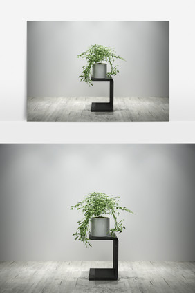 绿色园艺景观植物3D模型